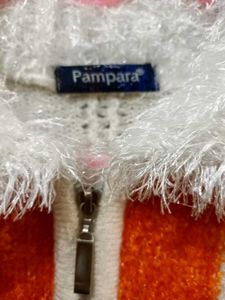 Cozy Orange &amp; White Striped Knit Cardigan
