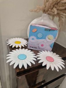 Cute Daisy Soap Dish Set