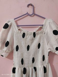 Black And White Girly Dress