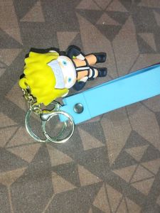 Naruto anime action figure + Keychain