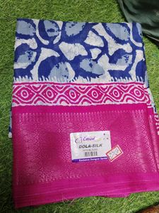 Exclusive Dola Silk Saree with Blouse