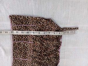 Leopard Print Cami Top with Pink Trim