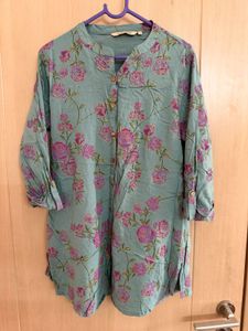 Bohemian Floral Print Kurta