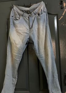 Grey Wash Denim Jeans