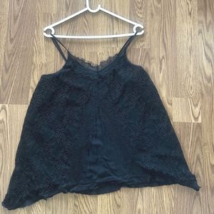 Black Lace Cami Top