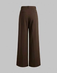 Wide Leg Black Trousers
