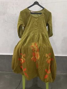 Bohemian Floral Print Midi Dress