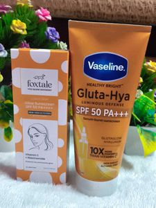 Foxtale Glow Sunscreen SPF 50 PA++++ with Vitamin