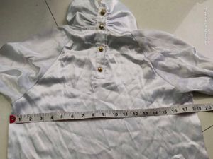 Korean Bow Top - Pure White - S/M