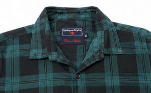 Green &amp; Black Plaid Men's Shirt