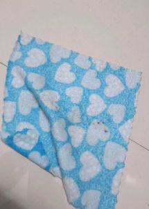 Cute Blue Heart Pattern Cloth