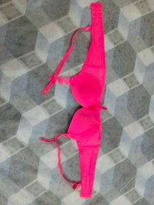Bright Pink Padded Bra