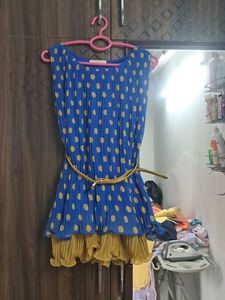 NEW Polka Dotted pleated Peplum Top
