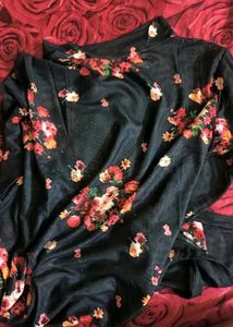 Floral Mesh Long Sleeve Top