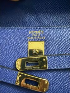 Hermes long wallet Epsom leather with gold toned h