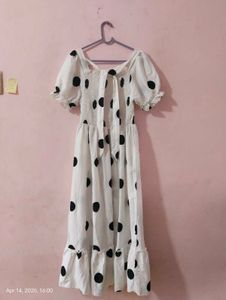 Black And White Girly Dress