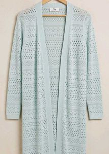 Light Blue Knit Cardigan