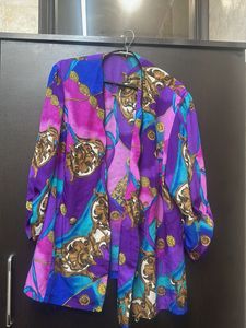 Vibrant Versace Print Style Blaz