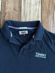 Tommy Jeans Navy Blue Polo Shirt