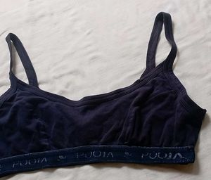 Navy Blue Comfort Bra