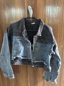 Two-Tone Denim Jacket