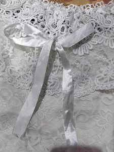 Elegant White Lace Off-Shoulder Top