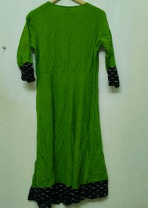 Trendy New Anarkali Green Kurti For Women