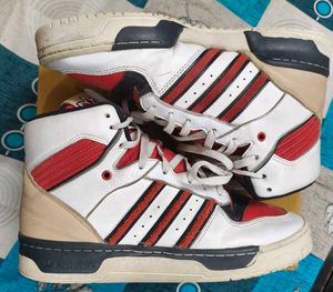 Adidas Rivalry Sneakers - Black, Red &amp; White