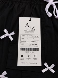 Stylish Black trouser with Bow Detail