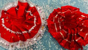 2 Dress Laddu Gopal Fancy Cotton Dres