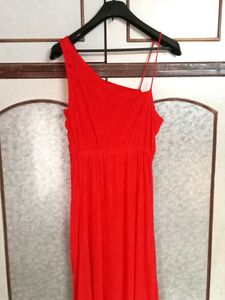 Hot Red Party Wear