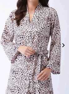 Animal Print Night Wear Set