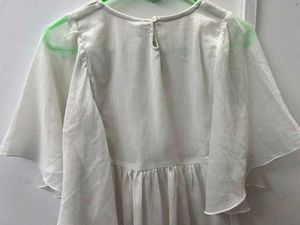 Embroidered kaftan Top with Butterfly Sleeves