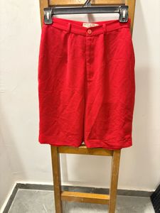 Stylish Red culottes