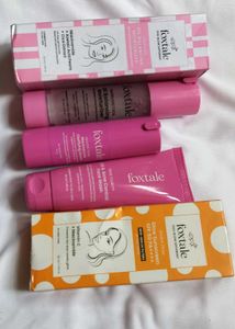 Foxtale face Wash moisturizer suncreen serum