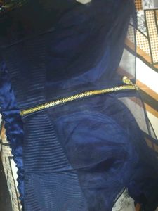 Designer Embellished Blouse with drapped saree