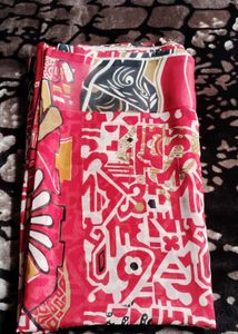 multi print Saree