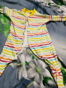 Adorable Baby Girl's Sleepsuit