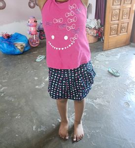 Skirt Top Set