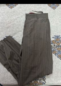 Will's Grey Striped Trousers