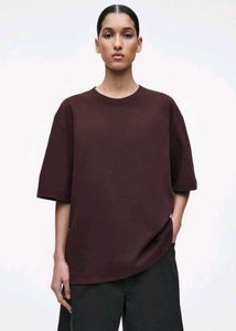 maroon oversized tshirt