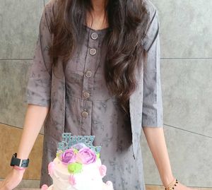 Elegant Grey Printed Kurta Set with Shrug