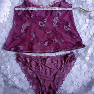 Floral Lace Cami Set