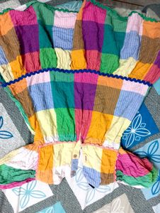 Colorful Patchwork Dress