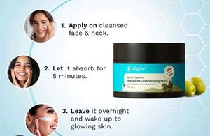 Pilgrim Squalane Glow Sleeping mask 🎭