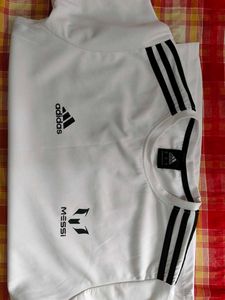 Adidas Messi White T-Shirt