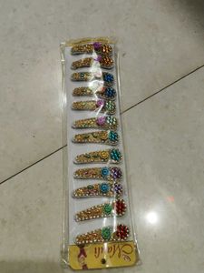 Cute Flower Snap Hair Clips Set