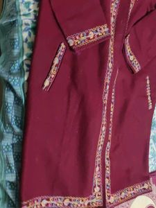 woolen Embroidered beautiful kashmiri Kurta Jacket