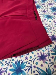 Zara Pink Straight Leg Trousers