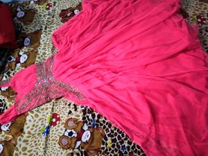 Pink Embellished Party Dress